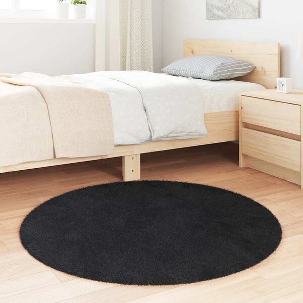 VidaXL Koberec Shaggy s vysokým vlasem NAVARRA [4102894] Barva: krémová, Velikost: 120 x 120 cm
