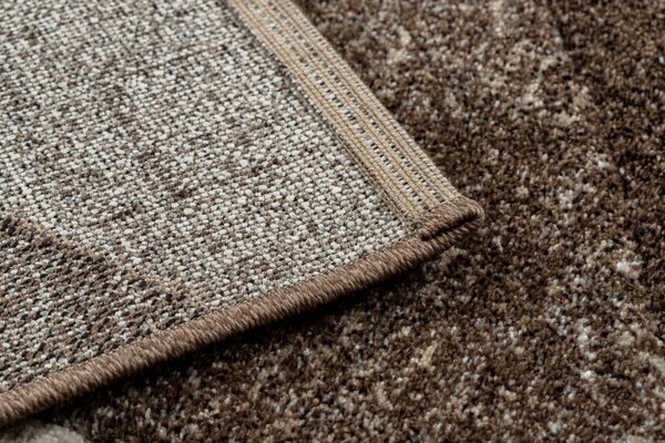Koberec FEEL 5673/15044 HERRINGBONE hnědý / béžový / krémový / šedý