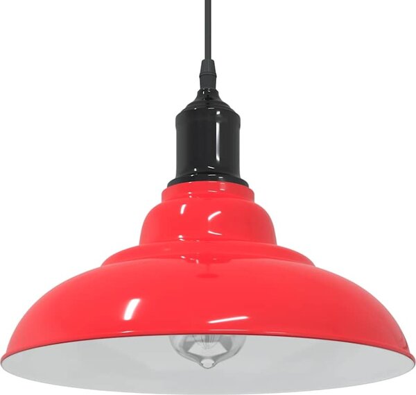 VidaXL Závěsné svítidlo nastavitelnou výškou oranžová lesklá E27 Ø31cm [4103439] Barva: Lesklá oranžová