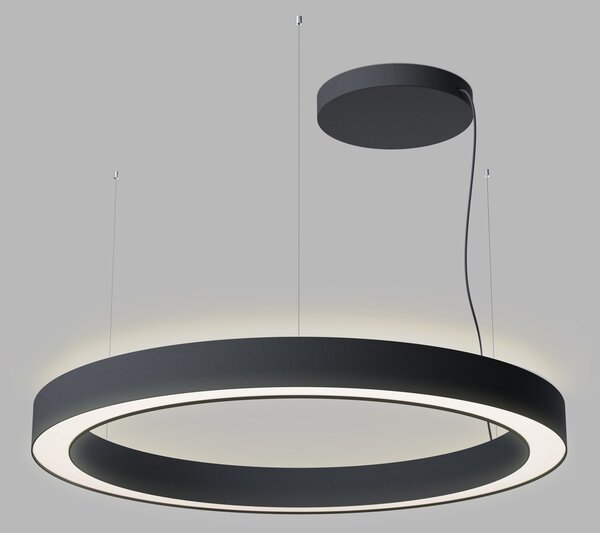 Led2 Závěsné LED svítidlo SATURN SLIM II P/N-Z ø 100cm, 80W+40W, CCT 2700/3000/4000K, CRI90 Barva: Černá, Stmívání, řízení: TRIAC