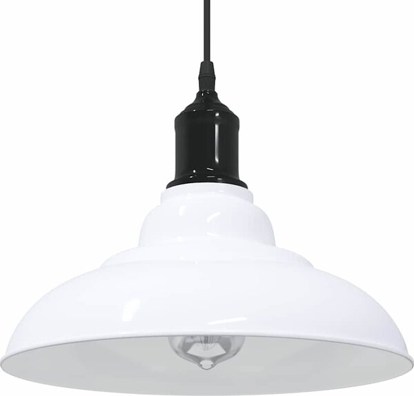 VidaXL Závěsné svítidlo nastavitelnou výškou oranžová lesklá E27 Ø31cm [4103439] Barva: Lesklá oranžová
