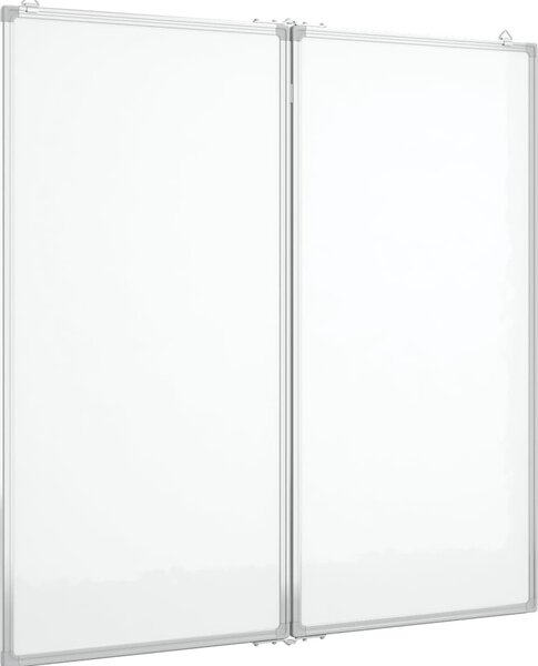 VidaXL Magnetická tabule rozkládací hliník, počet panelů 2 [4005354] Velikost: 120 x 60 x 1.7 cm