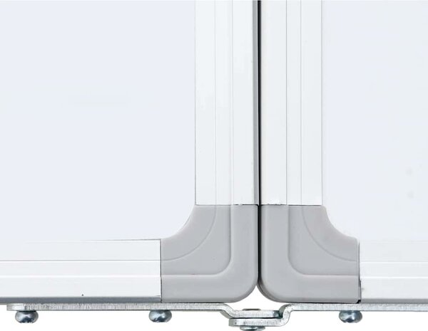 VidaXL Magnetická tabule rozkládací hliník, počet panelů 2 [4005354] Velikost: 120 x 60 x 1.7 cm