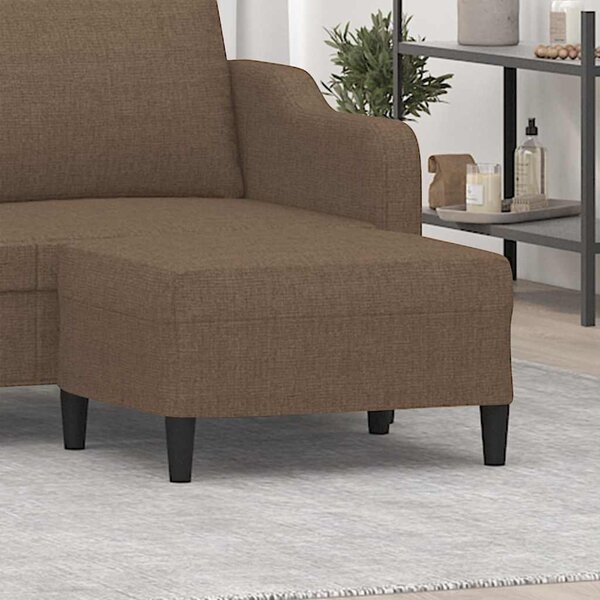 VidaXL Podnožka textil [349285] Barva: krémová, Velikost: 60 x 50 x 41 cm