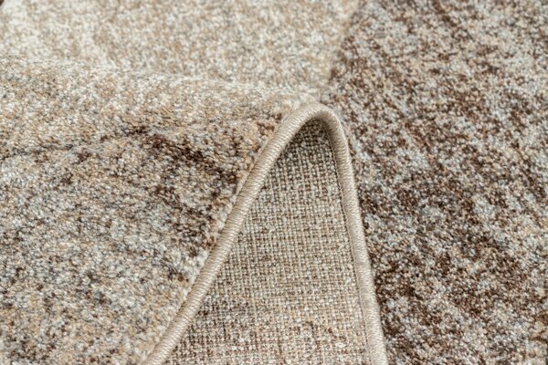 Koberec FEEL 5673/15055 HERRINGBONE béžový / hnědý / krémový