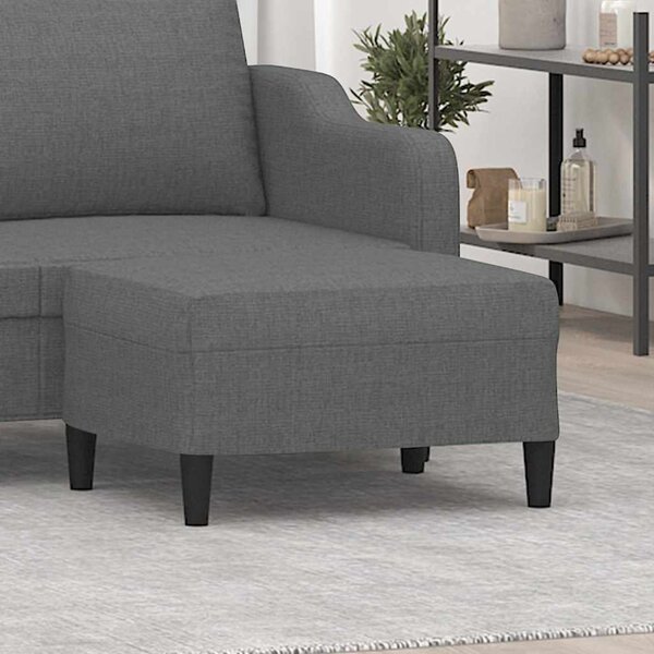VidaXL Podnožka textil [349285] Barva: krémová, Velikost: 60 x 50 x 41 cm
