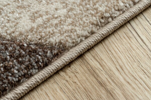 Koberec FEEL 5673/15055 HERRINGBONE béžový / hnědý / krémový