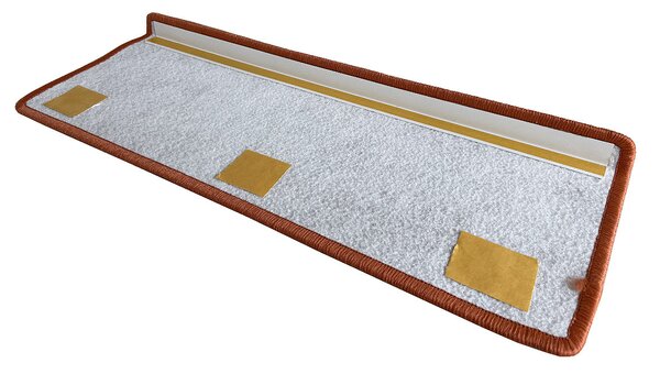 Vopi Nášlapy na schody Astra terra obdélník, samolepící - 24x65 obdélník (rozměr včetně ohybu)