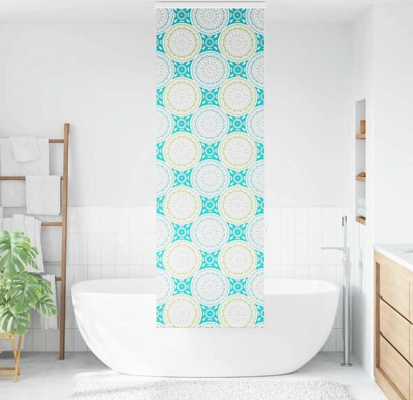 VidaXL Sprchová roleta s kazetou [4015008] Barva: mořské hvězdice, Velikost: 120 x 240 cm
