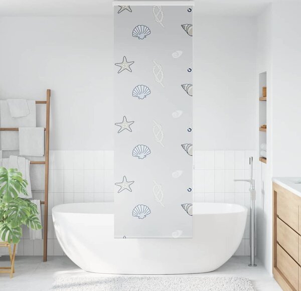 VidaXL Sprchová roleta s kazetou [4015008] Barva: mořské hvězdice, Velikost: 120 x 240 cm