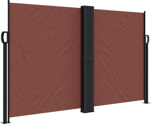 VidaXL Zatahovací boční markýza [4004614] Barva: krémová, Velikost: 200 x 1000 cm