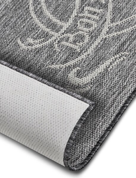 Hanse Home, Běhoun Cucina Bon Appetit 105622 Grey Cream, 62x150, šedá, kuchyně