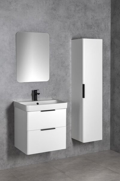 Aqualine Aqualine, DENEB skříňka vysoká 31x150x35cm L/P, bílá mat, DN180