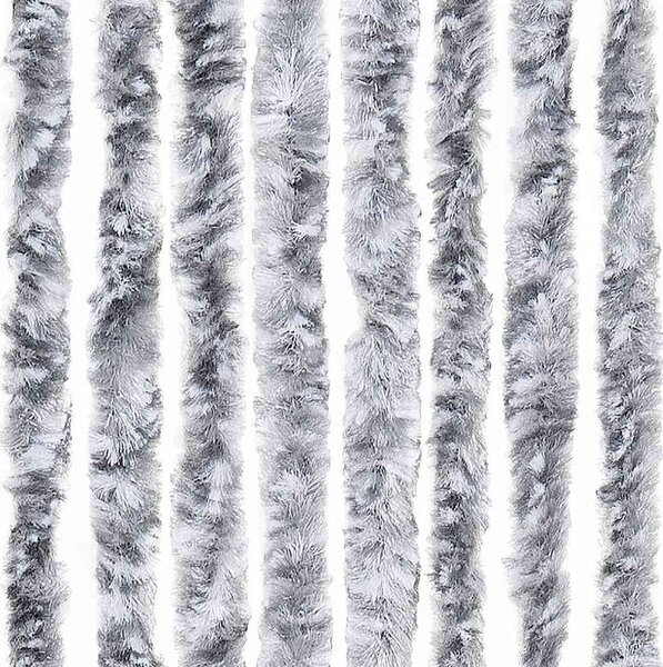 VidaXL Záclona proti hmyzu Chenille [284281] Barva: béžová a hnědá, Velikost: 90 x 200 cm