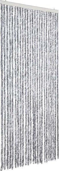 VidaXL Záclona proti hmyzu Chenille [284281] Barva: béžová a hnědá, Velikost: 90 x 200 cm