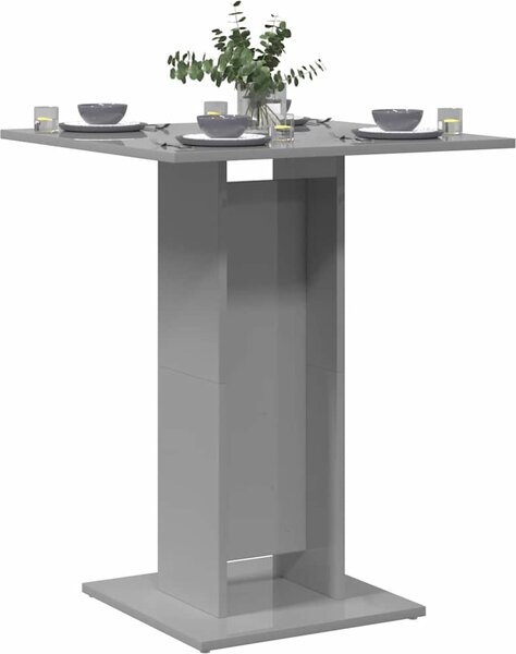 VidaXL Bistro stolek 60 x 60 x 75 cm dřevotříska [802102] Barva: Bílá