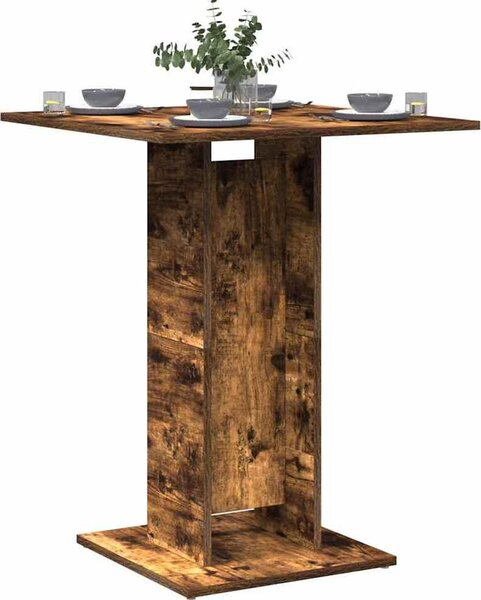 VidaXL Bistro stolek 60 x 60 x 75 cm dřevotříska [802102] Barva: Bílá