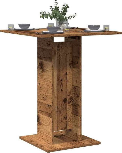 VidaXL Bistro stolek 60 x 60 x 75 cm dřevotříska [802102] Barva: Bílá