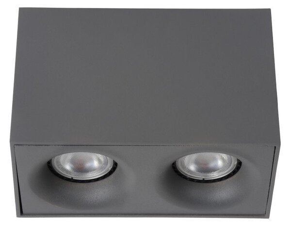 Lucide 09913/10/36 BENTOO-LED povrchové bodové svítidlo 2xGU10 šedé