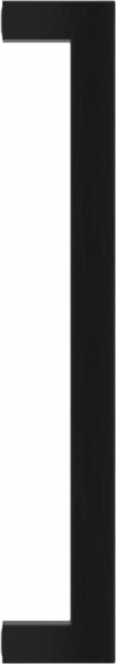 VidaXL Nábytkové úchytky 10 ks nerezová ocel [3203675] Barva: Černá, Velikost: 64 mm