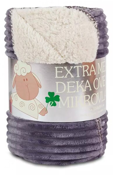 Deka Ovečka / manžestr 150/200 - antracit