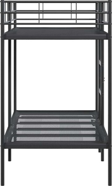 VidaXL Patrová postel bez matrace ocel [42000323] Barva: Bílá, Velikost: 80 x 200 cm (rám 207 x 79,5 x 150 cm)