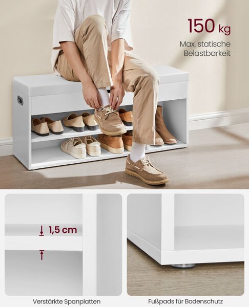 Botník se sezením a úložným prostorem LHS130W14