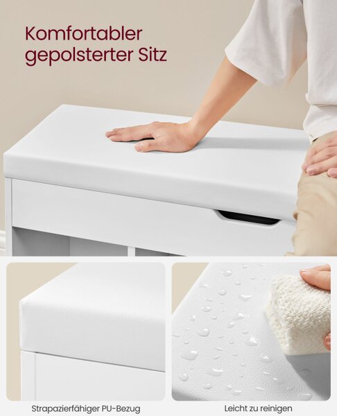 Botník se sezením a úložným prostorem LHS130W14