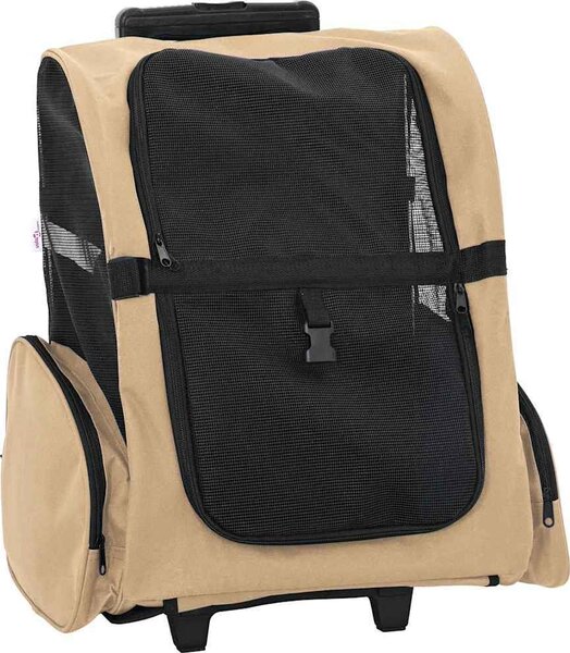 VidaXL Vozík pro domácí mazlíčky 3 v 1, design, barva, 48 x 32 x (57-106) cm, oxfordská látka [42007371] Barva: Šedá