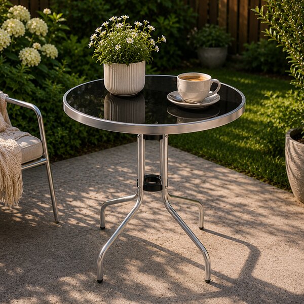 Aga Zahradní stůl MR6172-Gray 70x60 cm