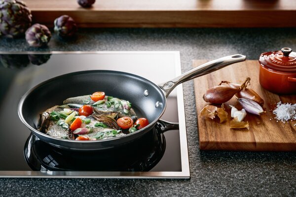 Le Creuset 96600220000000 Pánev 3-ply Plus plytká s nepřilnavým povrchem 20 cm