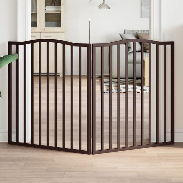 VidaXL Zábrana pro psy skládací 2 panely 160 cm topol [352224] Barva: Bílá, Velikost: 80 x 60 x 2 cm
