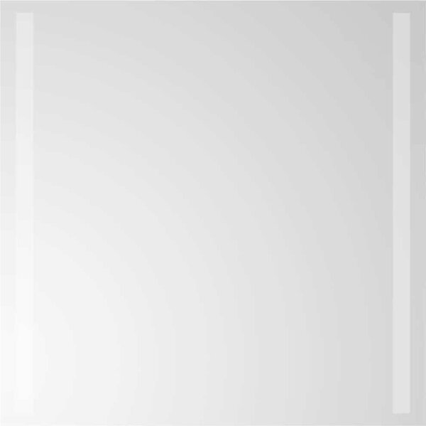 VidaXL Koupelnové zrcadlo s LED osvětlením, materiál sklo [151739] Velikost: 60 x 60 cm