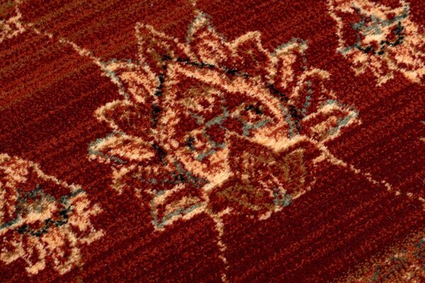 Koberec KASHQAI 4327 300 Patchwork bordó