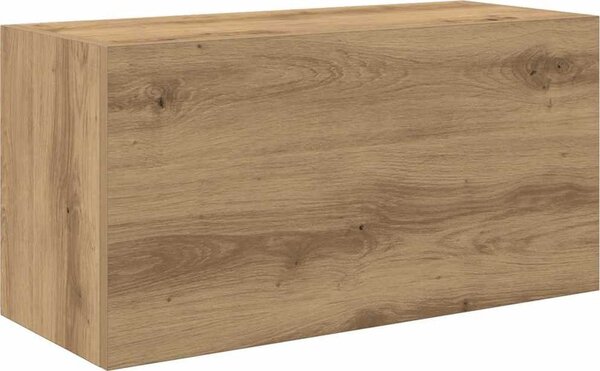 VidaXL Koupelnová nástěnná skříňka kompozit [860066] Barva: dub artisan, Velikost: 80 x 25 x 40 cm