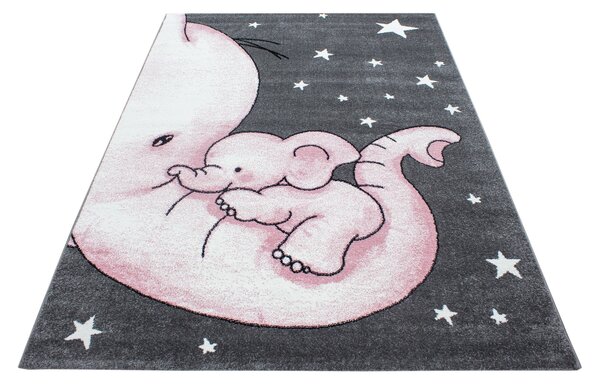 Ayyildiz Dětský kusový koberec KIDS 0560, Růžová Rozměr koberce: 140 x 200 cm