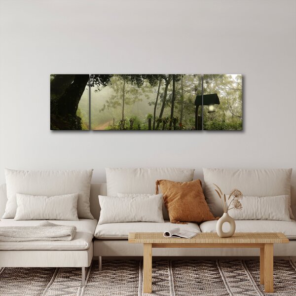 Obraz ranní mlhy (170x50 cm)