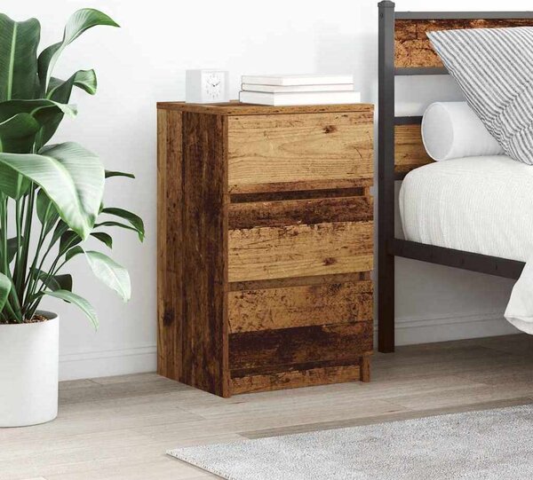 VidaXL Noční skříňky se 3 zásuvkami 2 ks 39x35x65 cm [861342] Barva: Bílá