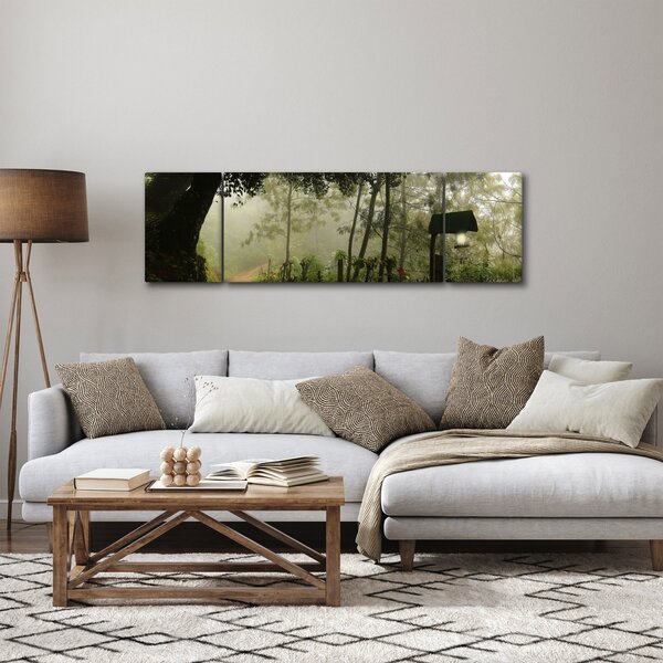 Obraz ranní mlhy (170x50 cm)