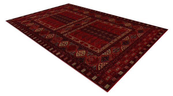 Koberec KASHQAI 4349 500 bordó, orientální / rám