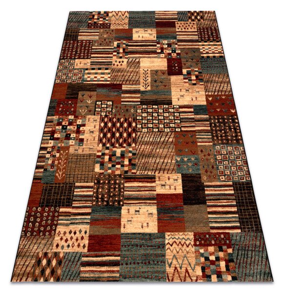 Koberec KASHQAI 4353 990 Patchwork terakota / béžový
