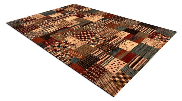Koberec KASHQAI 4353 990 Patchwork terakota / béžový