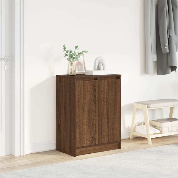 VidaXL Botník 57x34x76 cm kompozitní dřevo [861868] Barva: kouřový dub