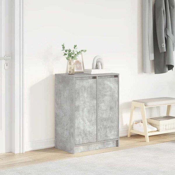 VidaXL Botník 57x34x76 cm kompozitní dřevo [861868] Barva: kouřový dub