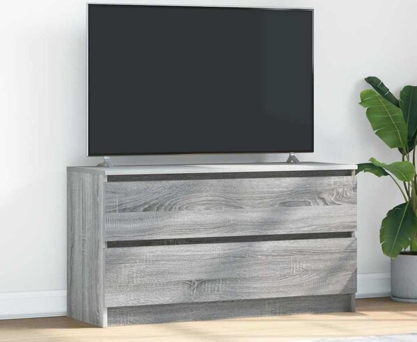 VidaXL TV skříňka 100x35x54 cm kompozitní dřevo, 100 cm [861808] Barva: Bílá