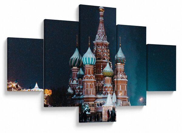 Obraz stavby v Rusku (125x70 cm)