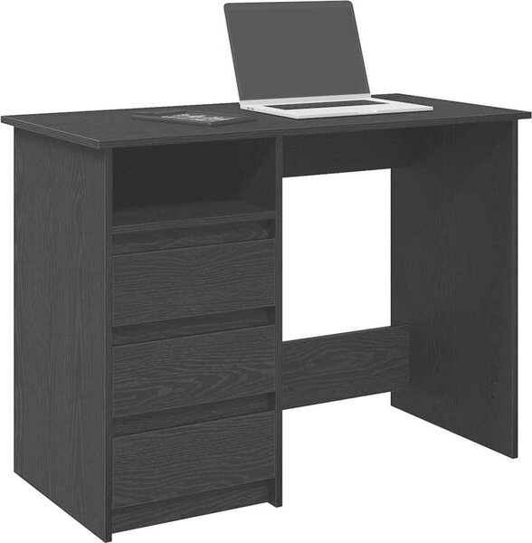 VidaXL Psací stůl 102 x 50 x 75 cm kompozitní dřevo [860470] Barva: Bílá