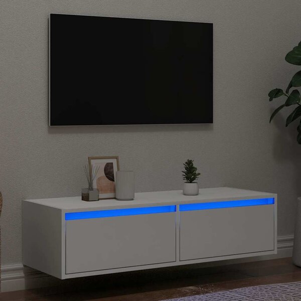 VidaXL TV skříňka s LED osvětlením 100X35,5x25 cm [860241] Barva: Černý dub