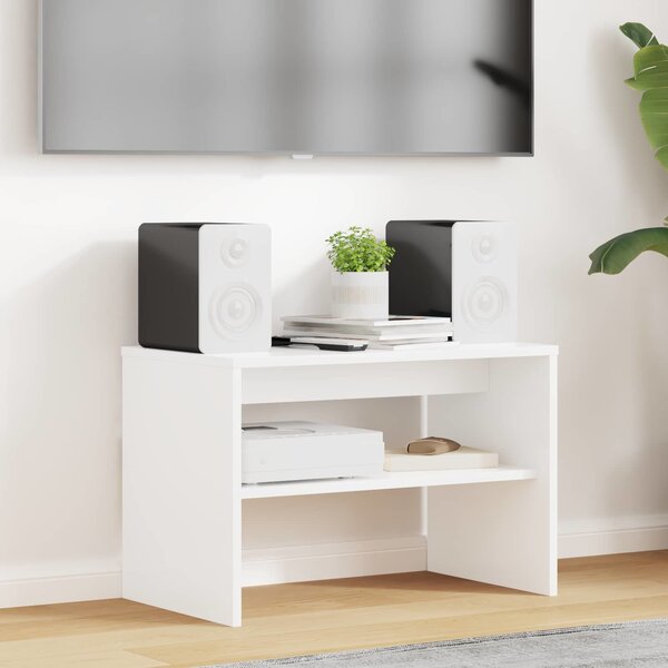 VidaXL TV skříňka kompozitní dřevo [862402] Barva: Bílá, Velikost: 100 x 40 x 40 cm