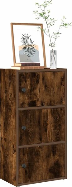 VidaXL Knihovna 40x24x77 cm kompozitní dřevo [860369] Barva: Staré dřevo